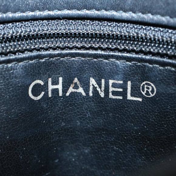 CHANEL Bicolole Chain Waist bag Lamb Skin Black CC Auth ar10853B - Picture 9 of 16